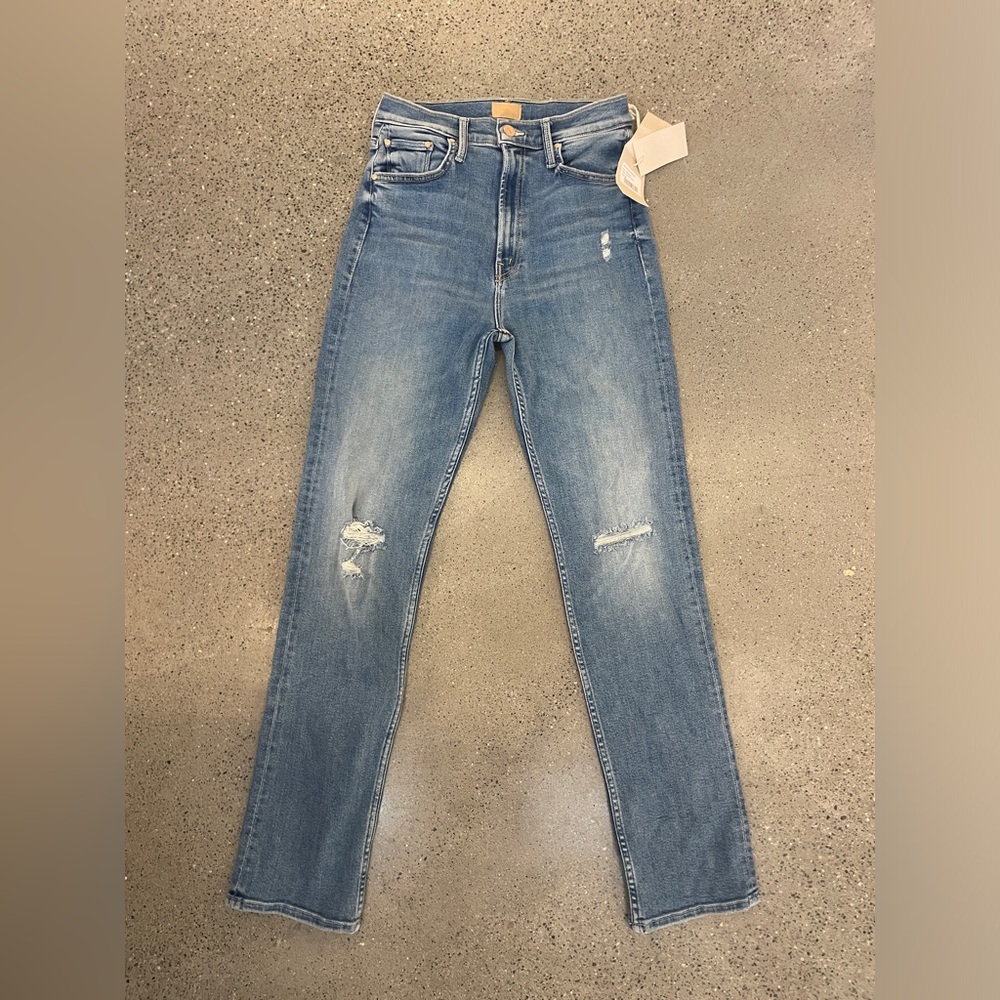 MOTHER DENIM HIGH WAISTED RIDER SKIMP JEANS